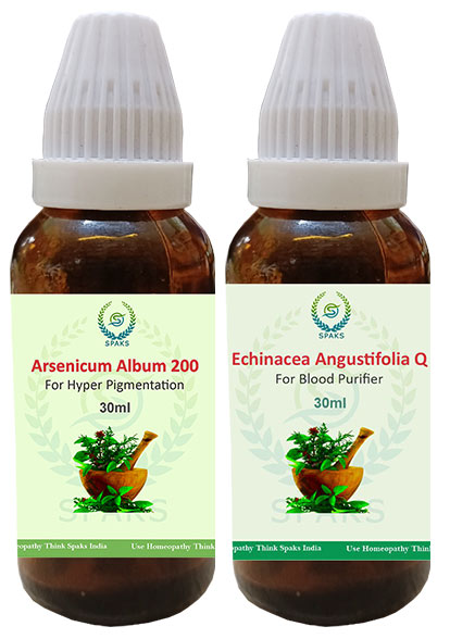 Ars. Alb. 200, Echinacea Ang. Q For Hyper Pigmentation