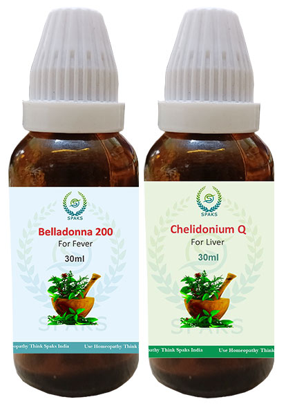 Belladonna 200,Chelidonium Q For Fever
