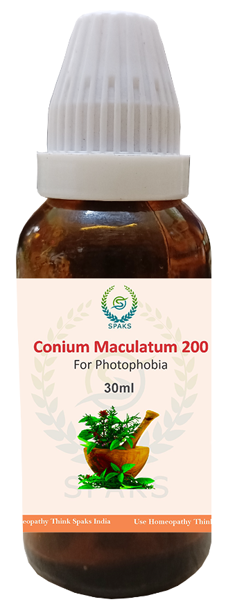Conium Mac. 200 For Photophobia For Photophobia