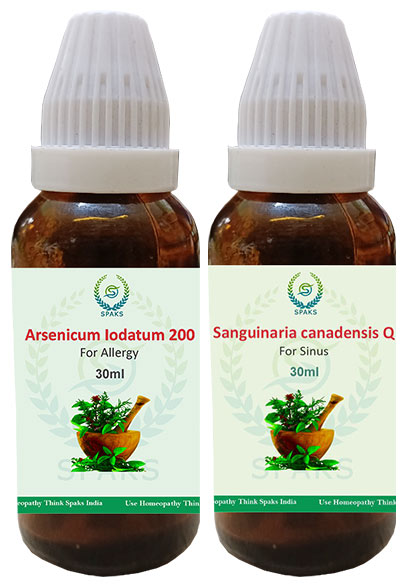 Arsenicum Alb. 200,  Sangulnaria Can Q For Allergy