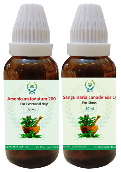Arsenicum Iod 200, Sangulnaria Can Q For Postnasal Drip