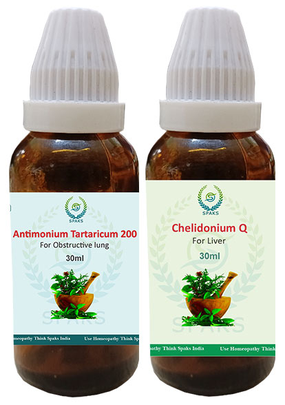 Antim Tart. 200, Chelidonium Q For Obstructive lung