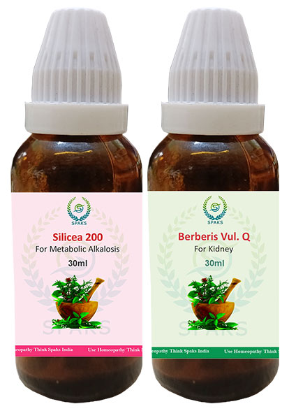 Silicea 200, Berberis vul. Q For Metabolic Alkalosis