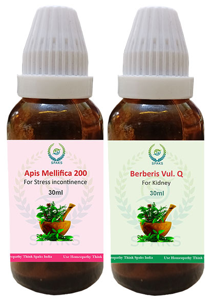 Apis Mellifica 200, Berberis vul. Q For Stress incontinence