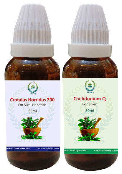Crotalus Hor. 200, Chelidonium Q For Viral Hepatitis