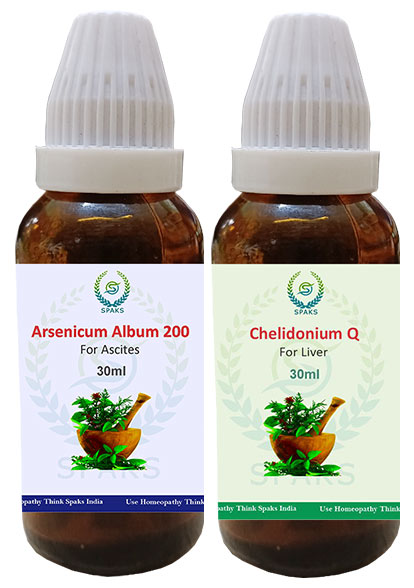 Arsenicum Alb. 200,  Chelidonium Q For Ascites