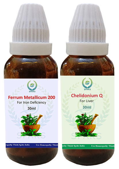 Ferrum Met. 200,  Chelidonium Q For Iron Deficiency