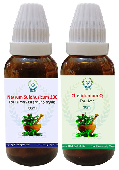 Natrum Sulp. 200, Chelidonium Q For Primary Biliary  Cholangitis